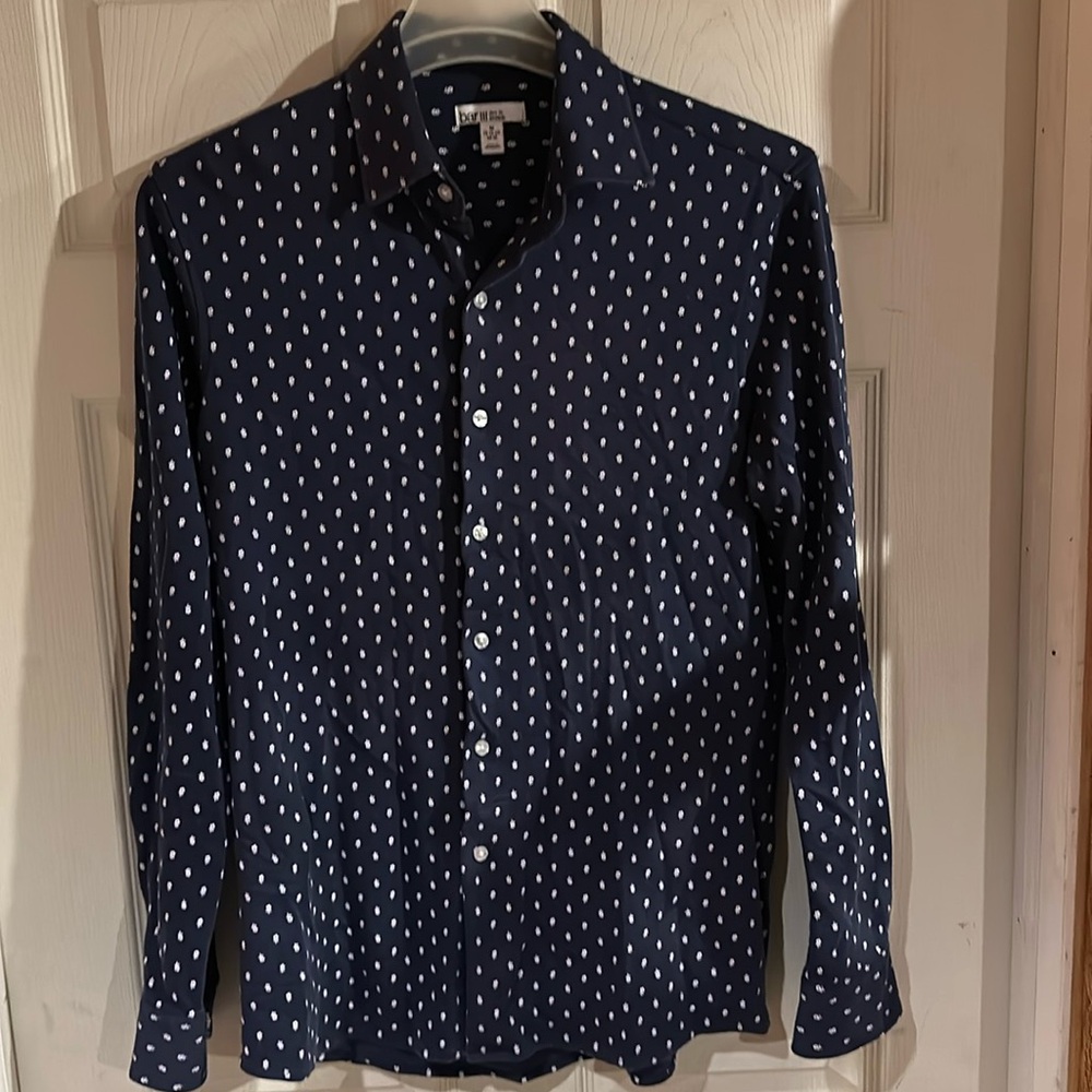 Men’s Bar III Slim Fit Button Up Shirt - Size 15-15 1/2 Neck